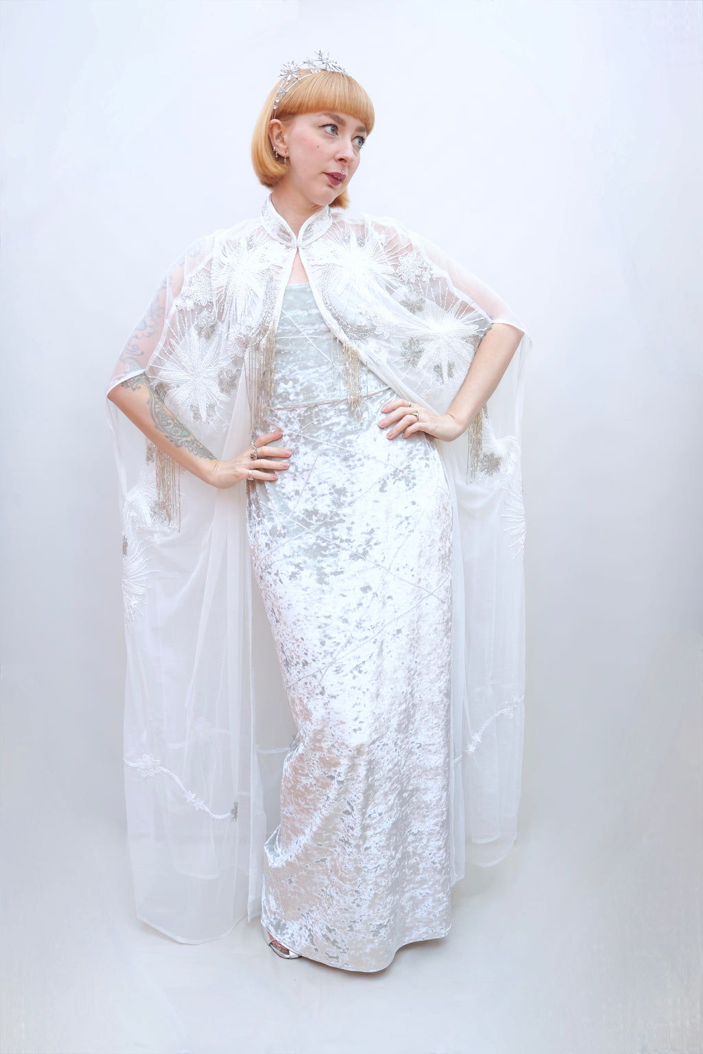 Bridal Celestial Cape