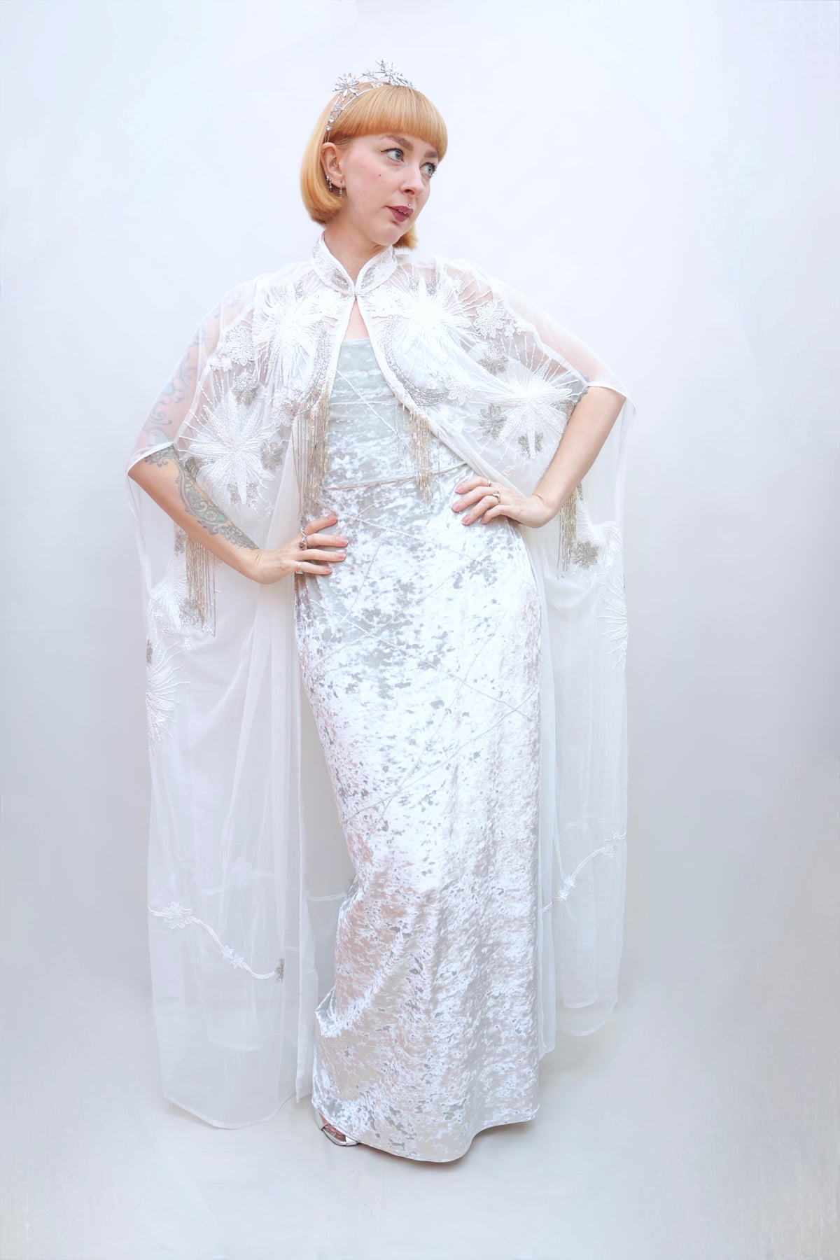 Bridal Celestial Cape