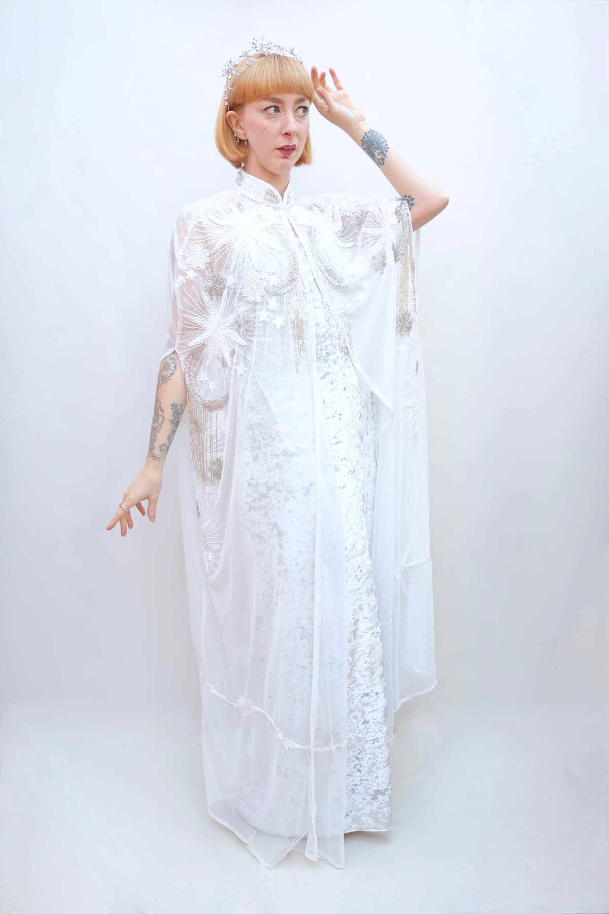 Bridal Celestial Cape