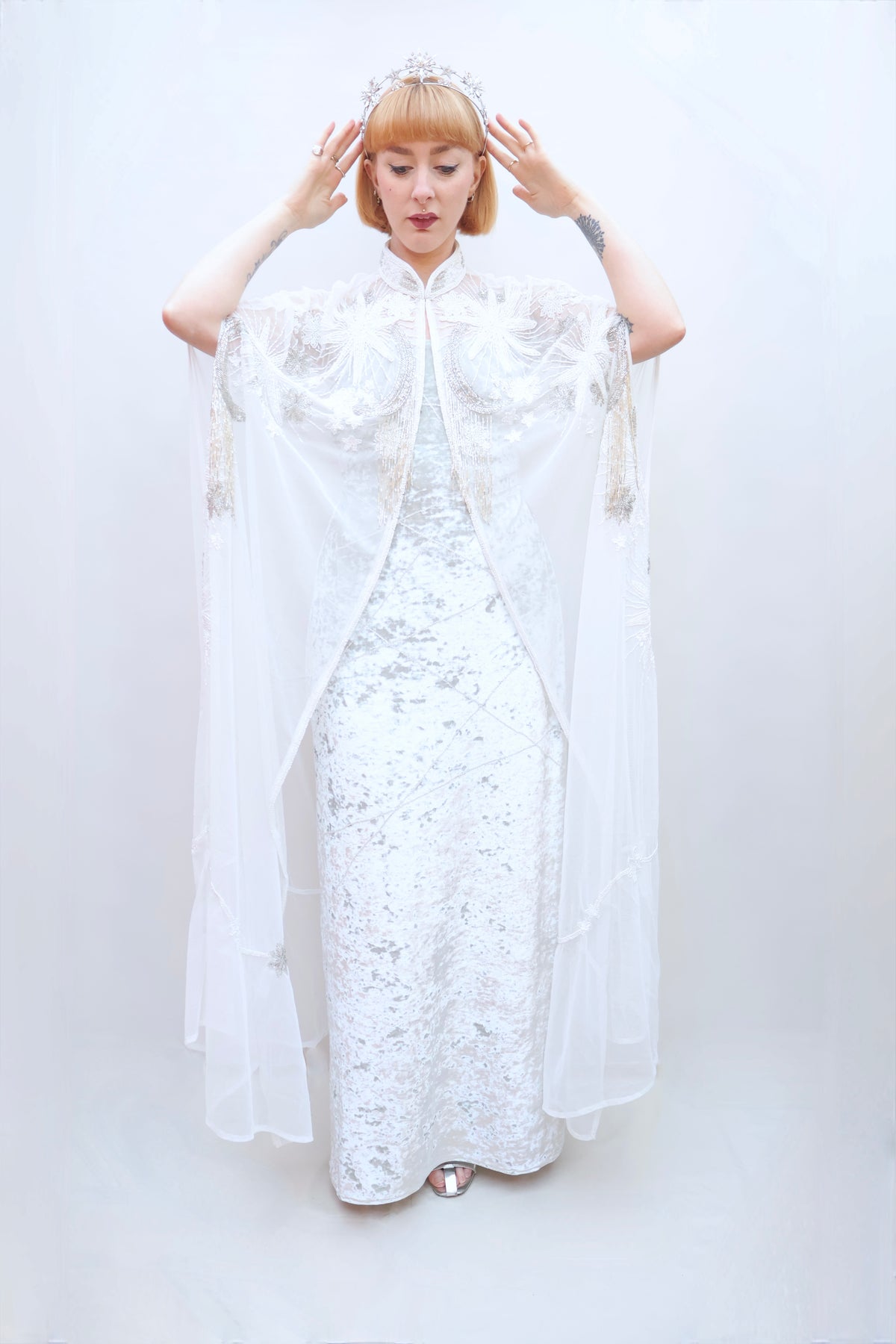 Bridal Celestial Cape