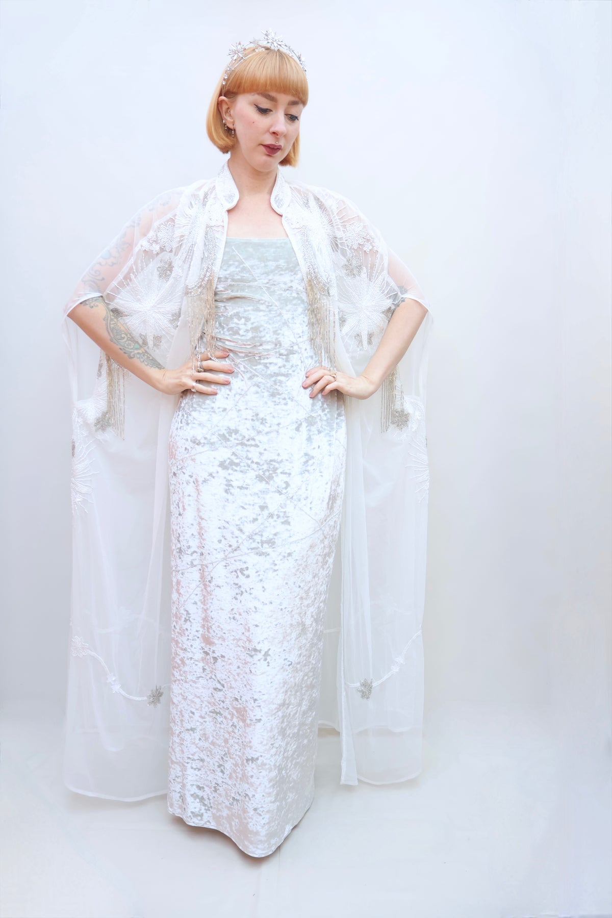 Bridal Celestial Cape