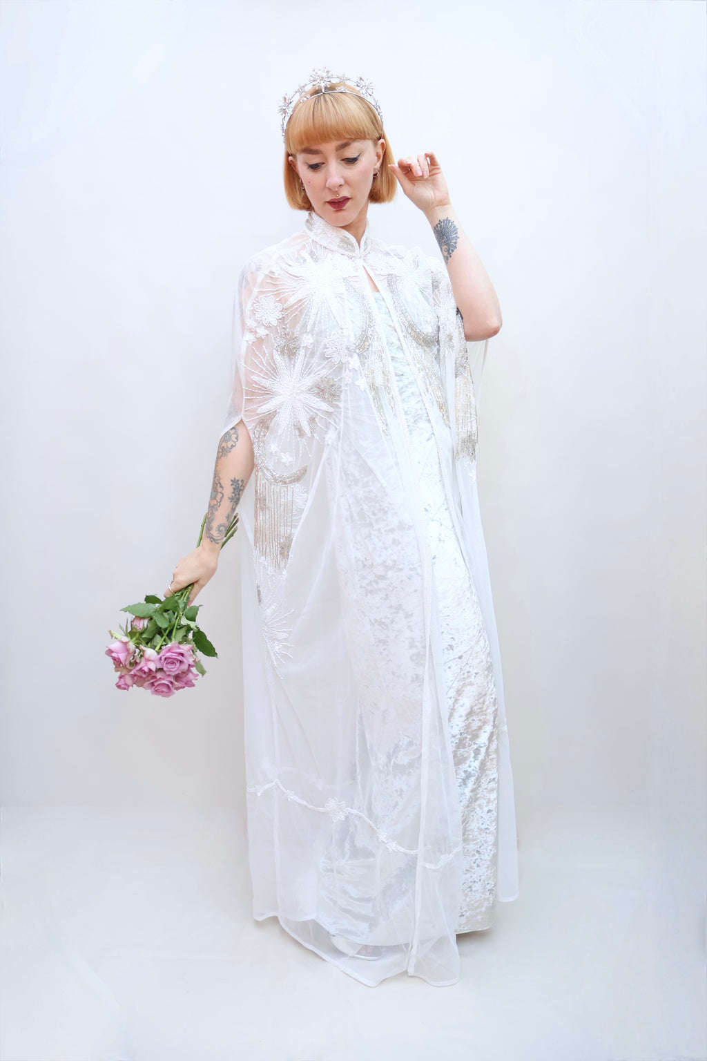 Bridal Celestial Cape
