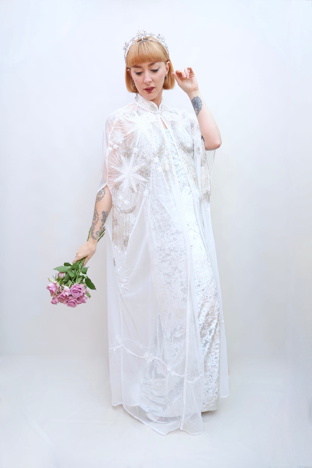 Bridal Celestial Cape