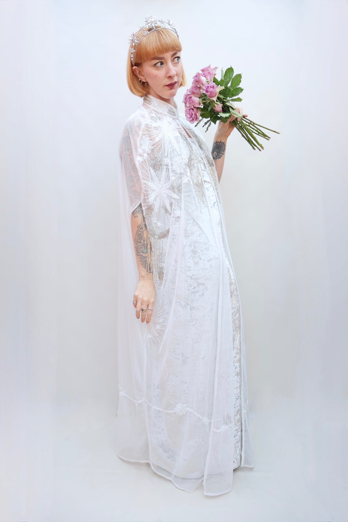 Bridal Celestial Cape