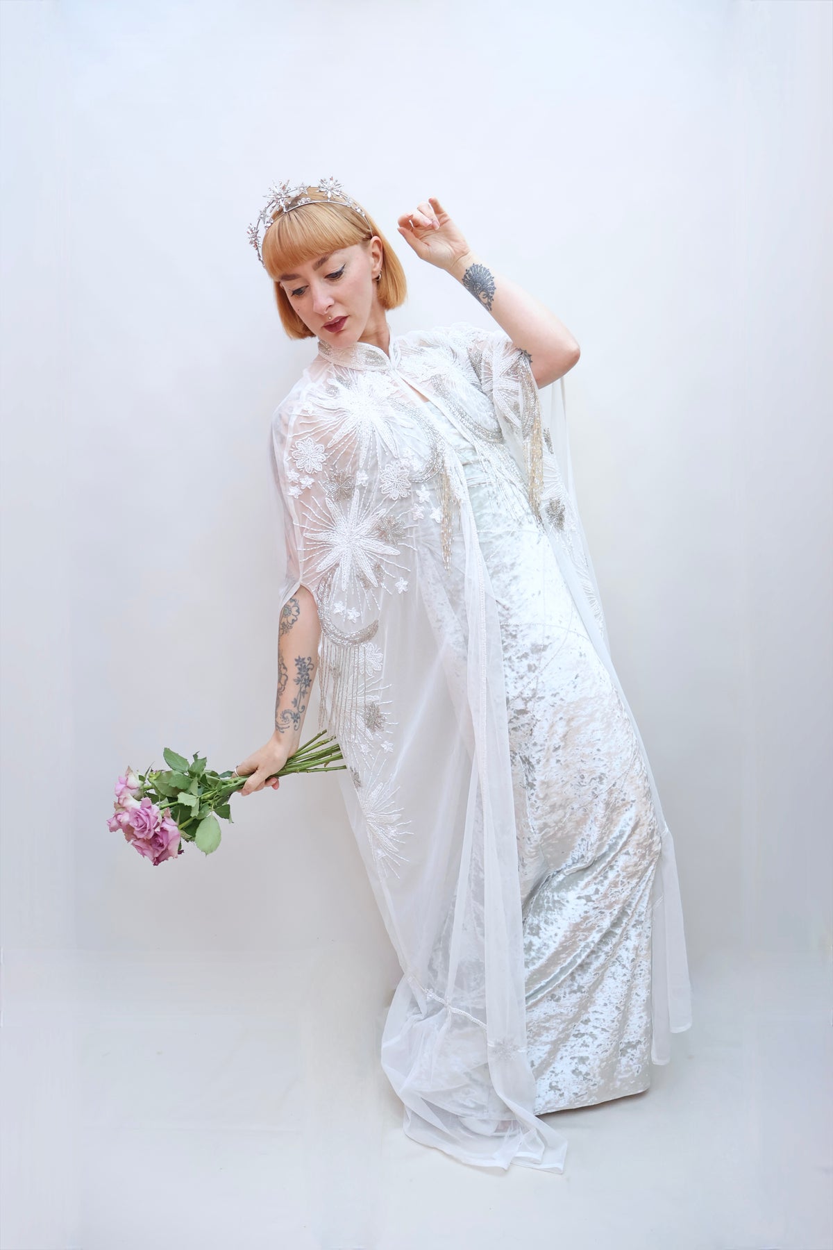 Bridal Celestial Cape