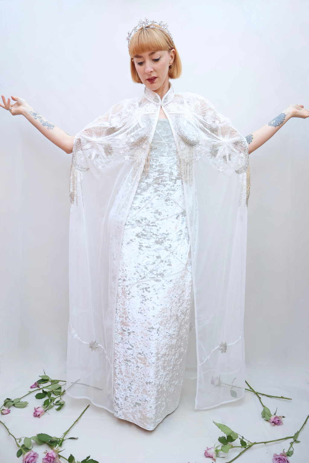 Bridal Celestial Cape