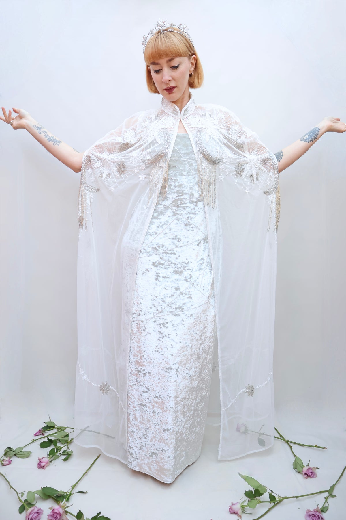 Bridal Celestial Cape