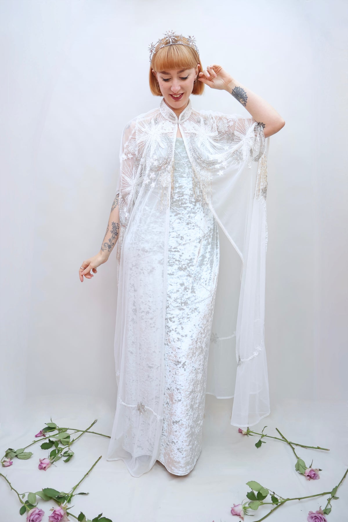 Bridal Celestial Cape