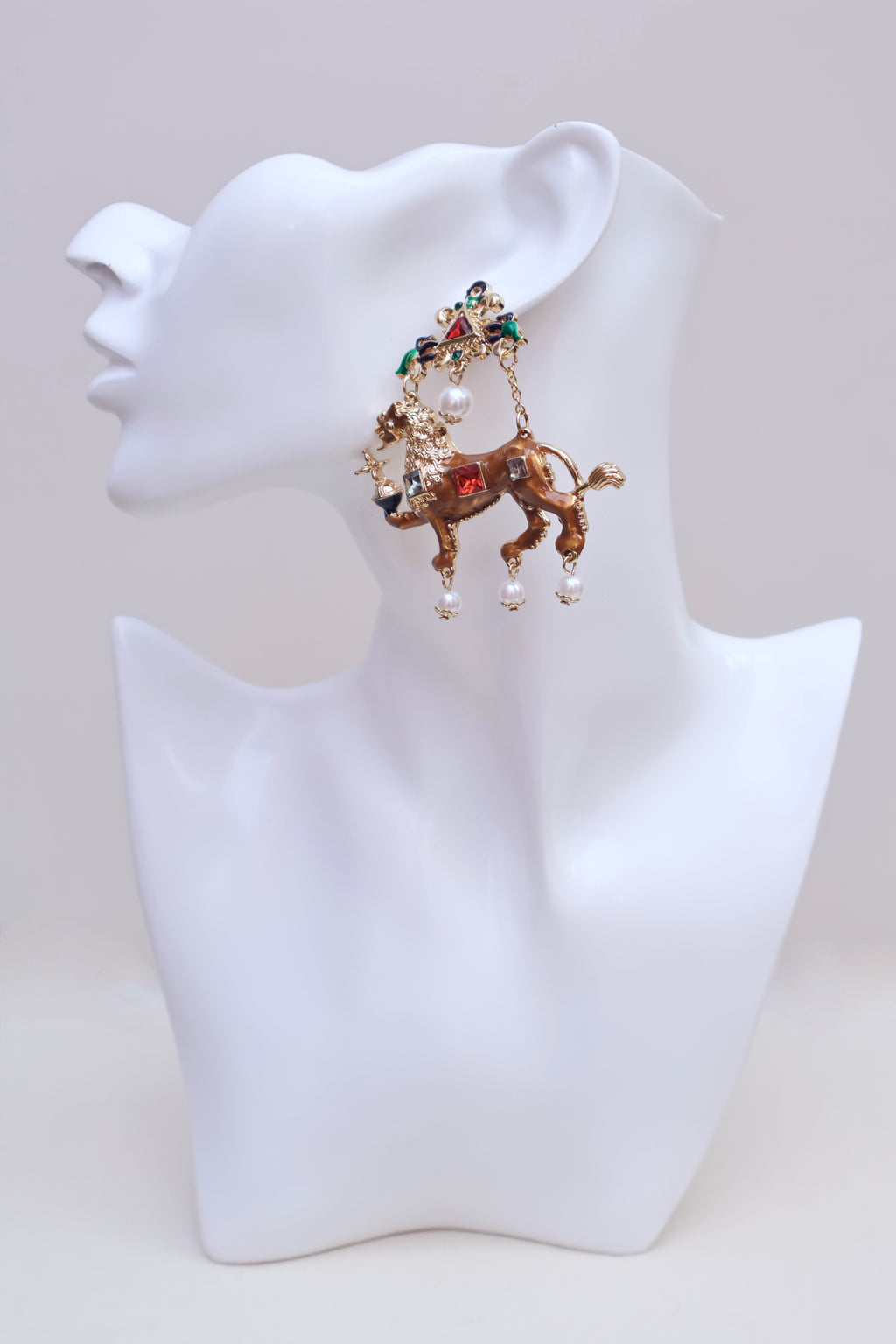 Lion Baroque Earrings