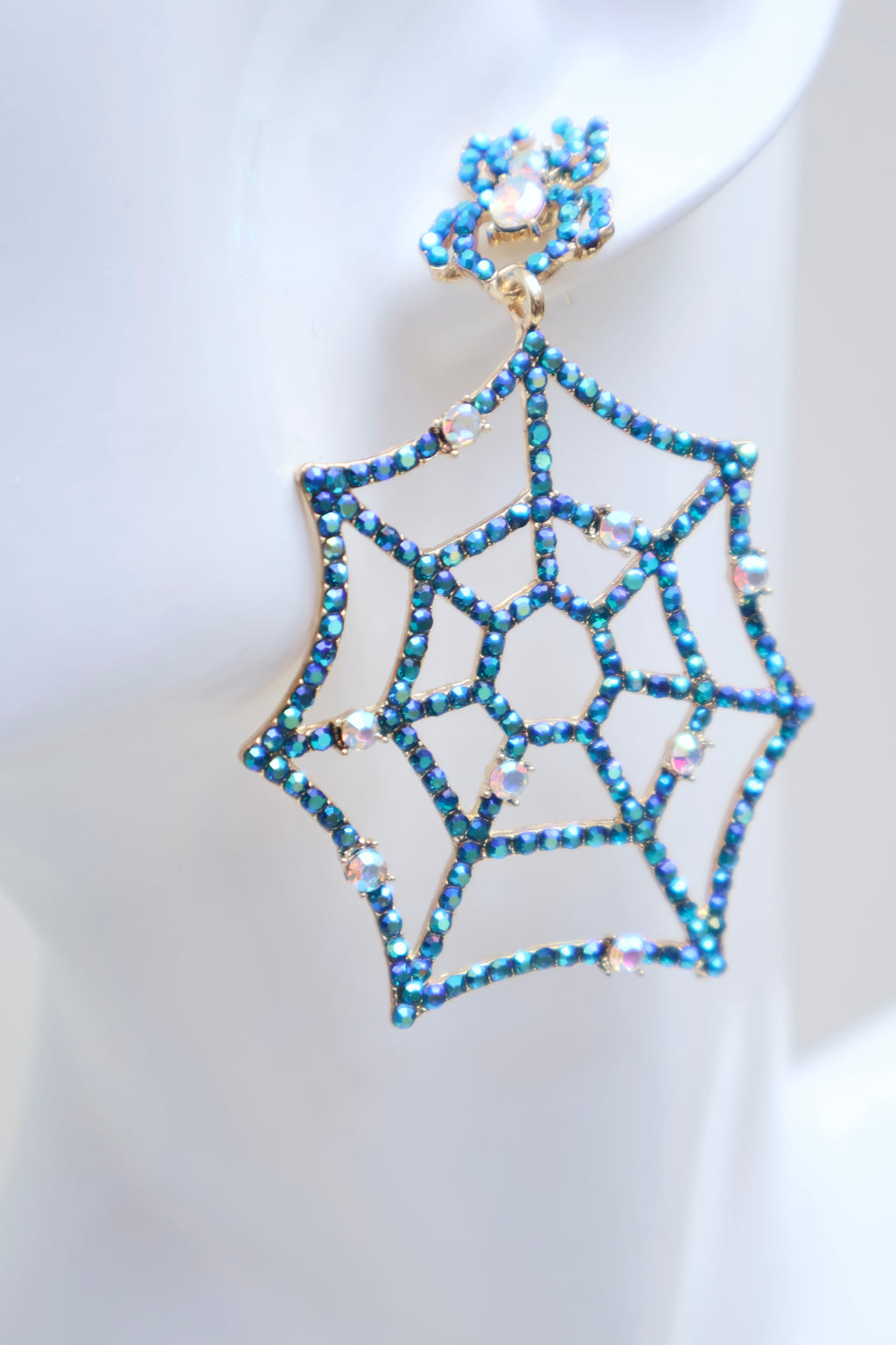Spiderweb Sparkle Earrings