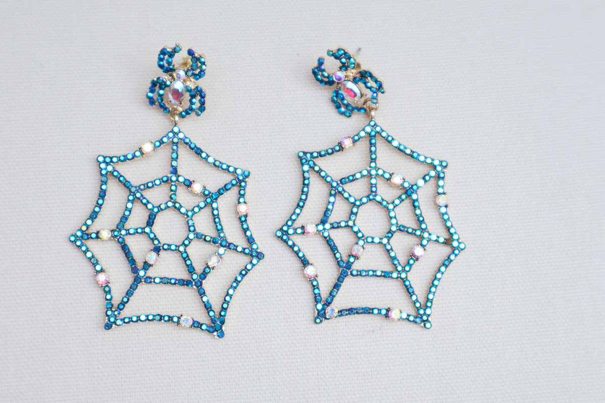 Spiderweb Sparkle Earrings