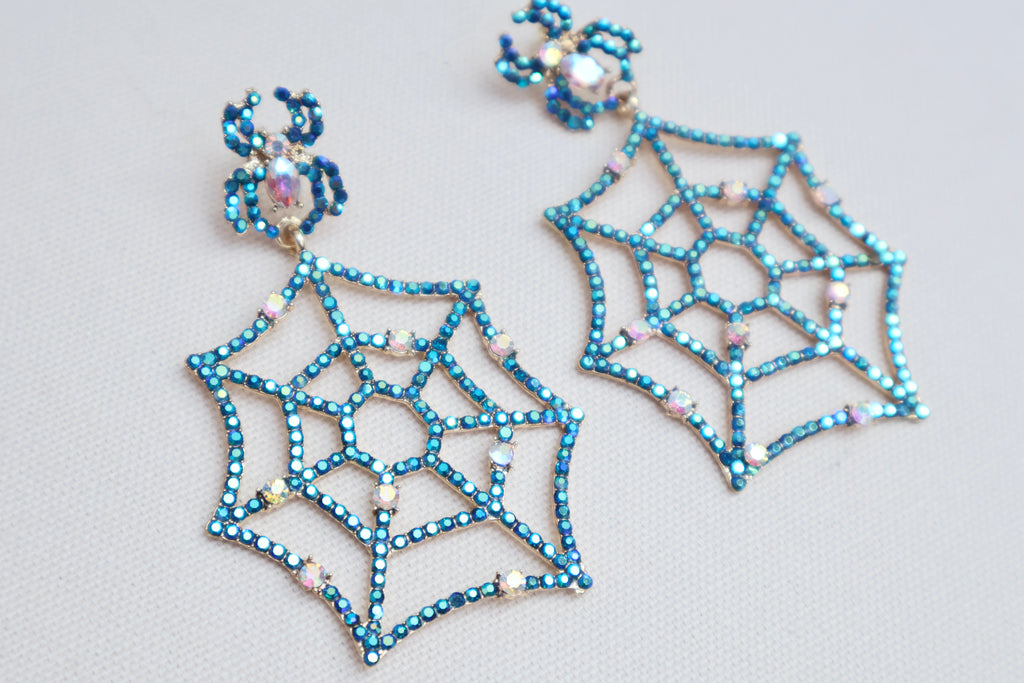 Spiderweb Sparkle Earrings