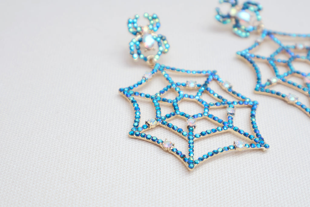 Spiderweb Sparkle Earrings