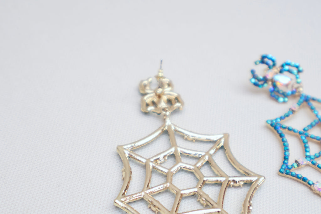 Spiderweb Sparkle Earrings