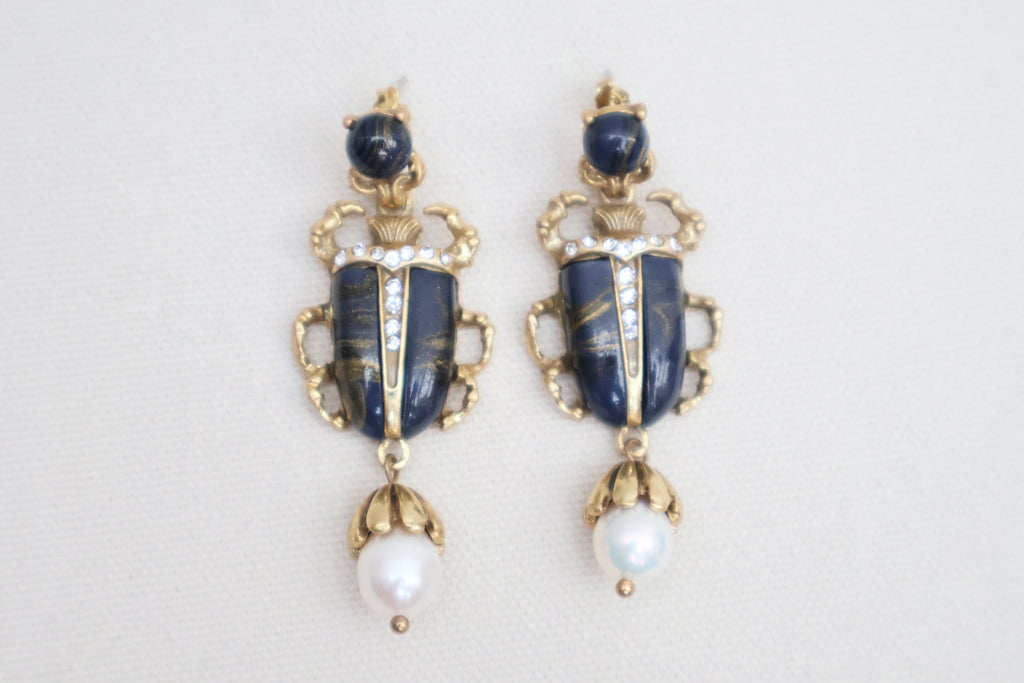Beetle Earrings