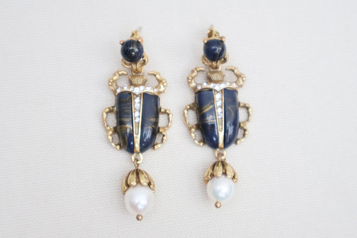 Beetle Earrings