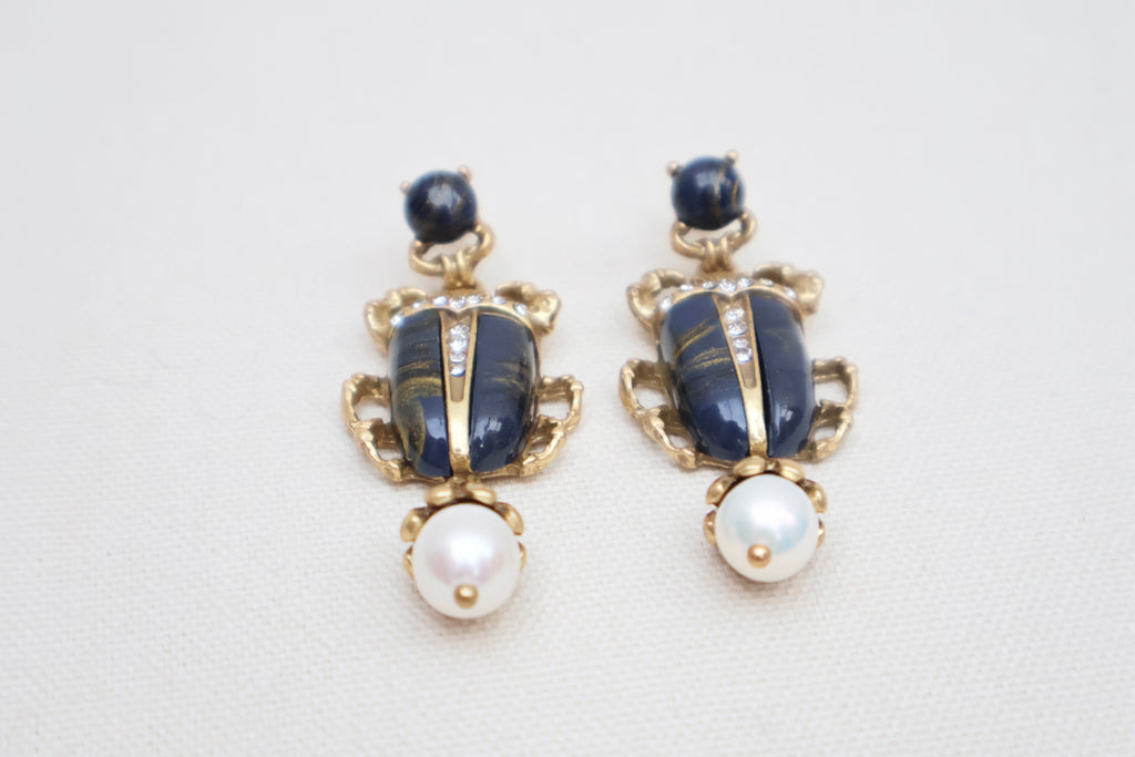 Beetle Earrings