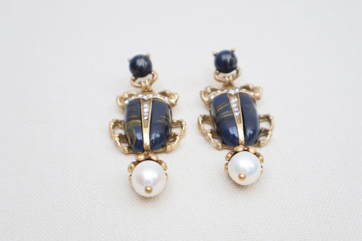 Beetle Earrings