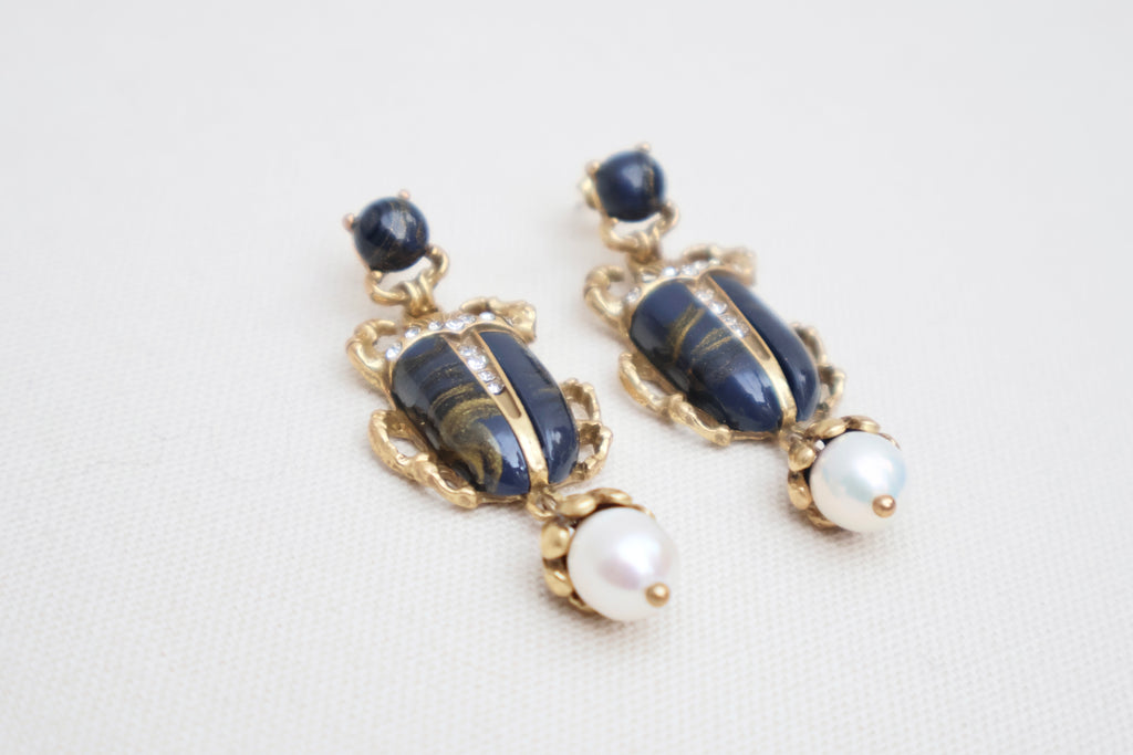 Beetle Earrings