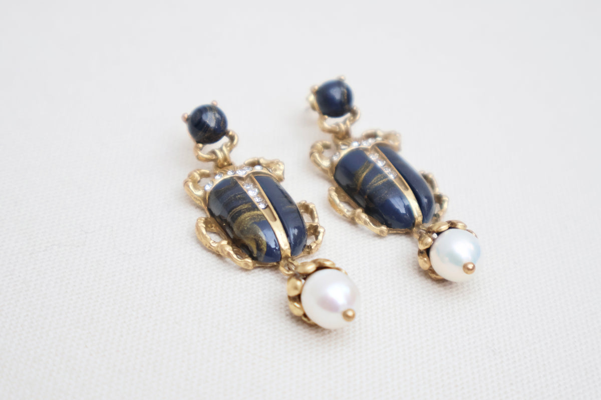 Beetle Earrings
