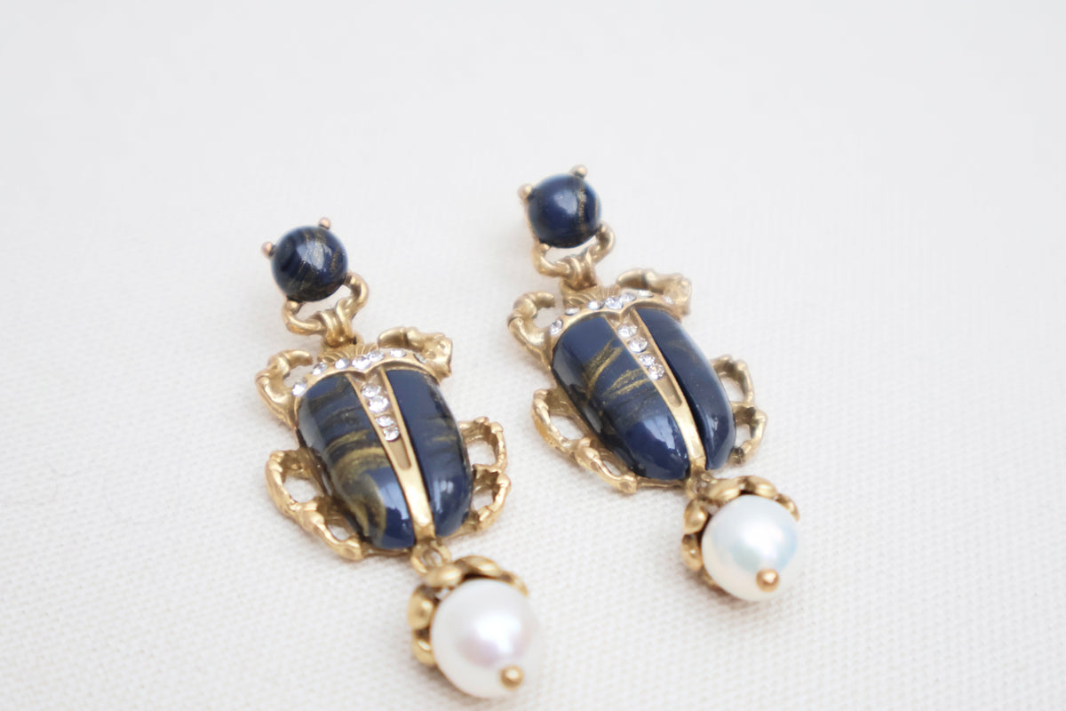 Beetle Earrings