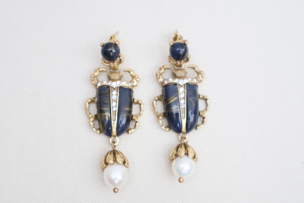 Beetle Earrings