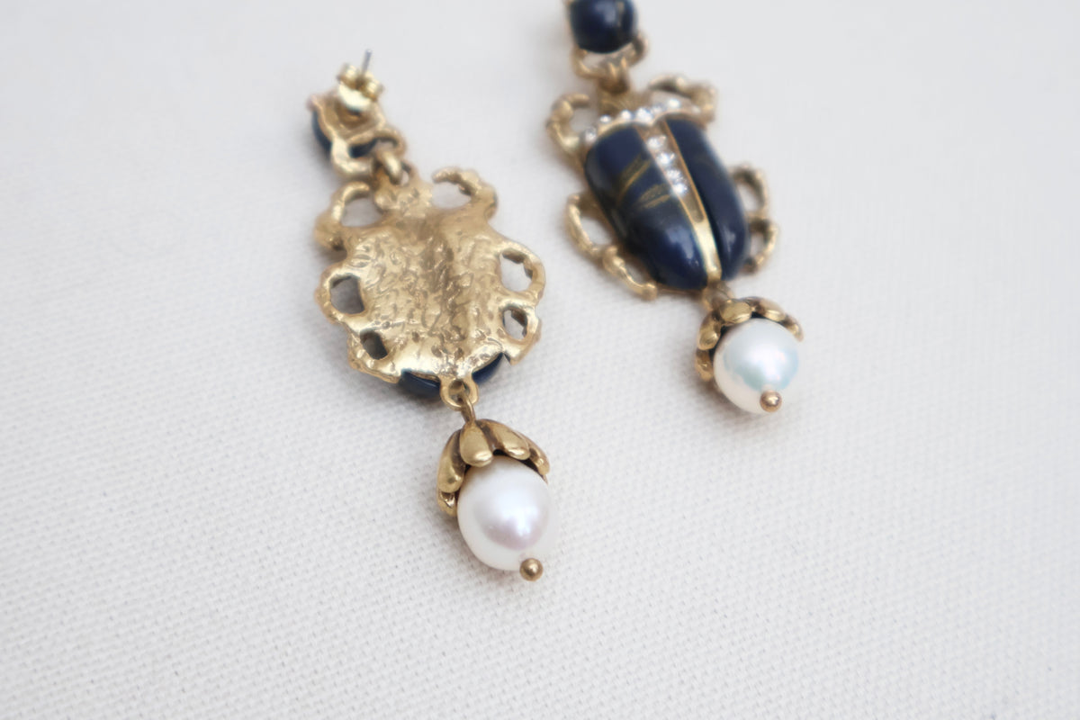 Beetle Earrings