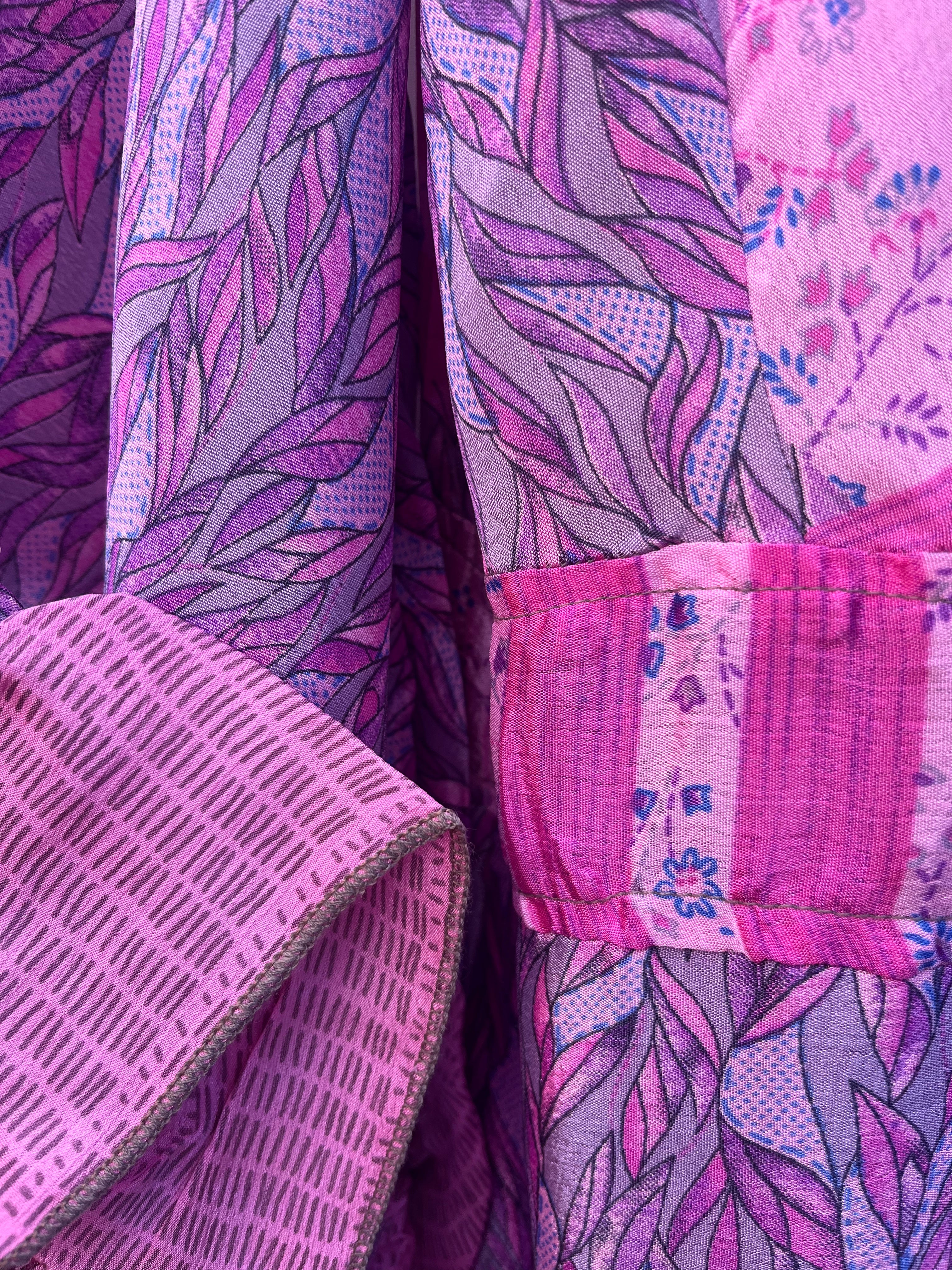 Upcycled Sari Wrap Dress