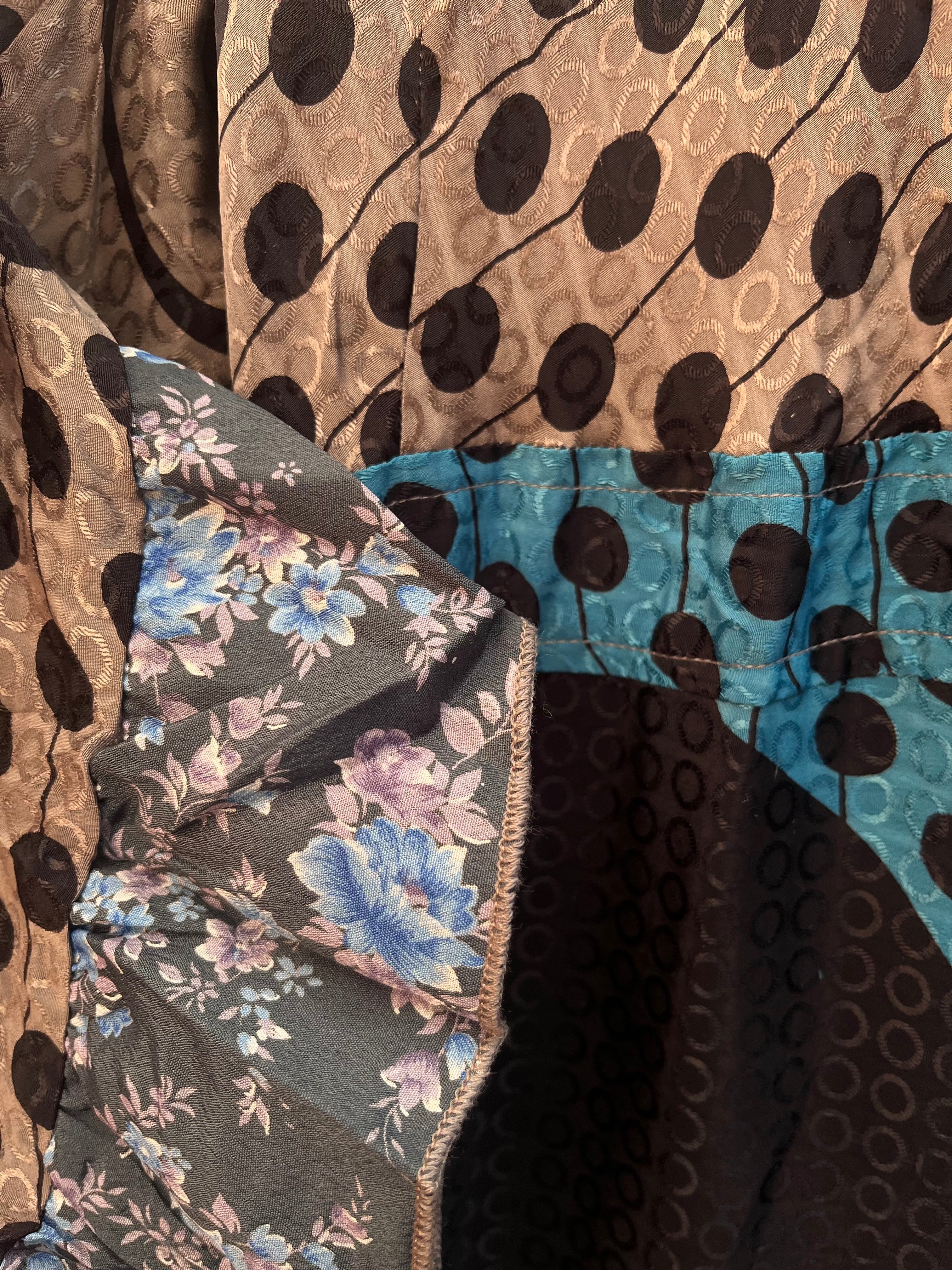 Upcycled Sari Wrap Dress