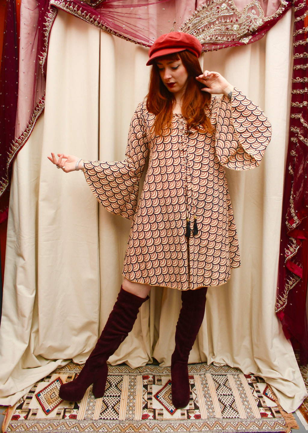 'Dusty' Cotton Mini Dress