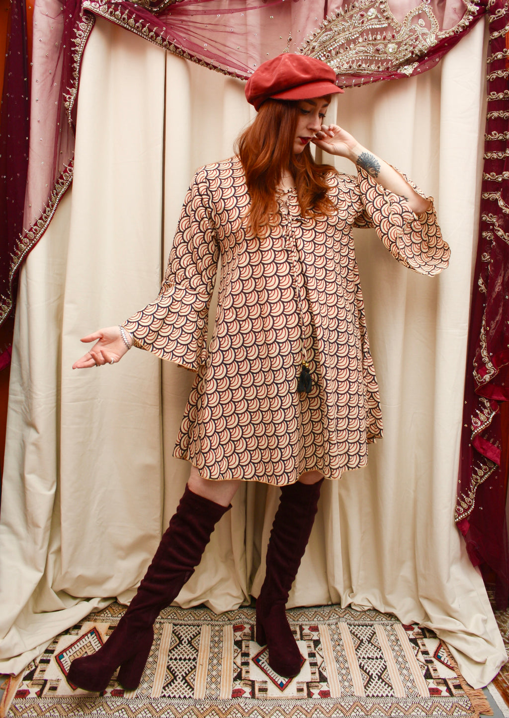 'Dusty' Cotton Mini Dress