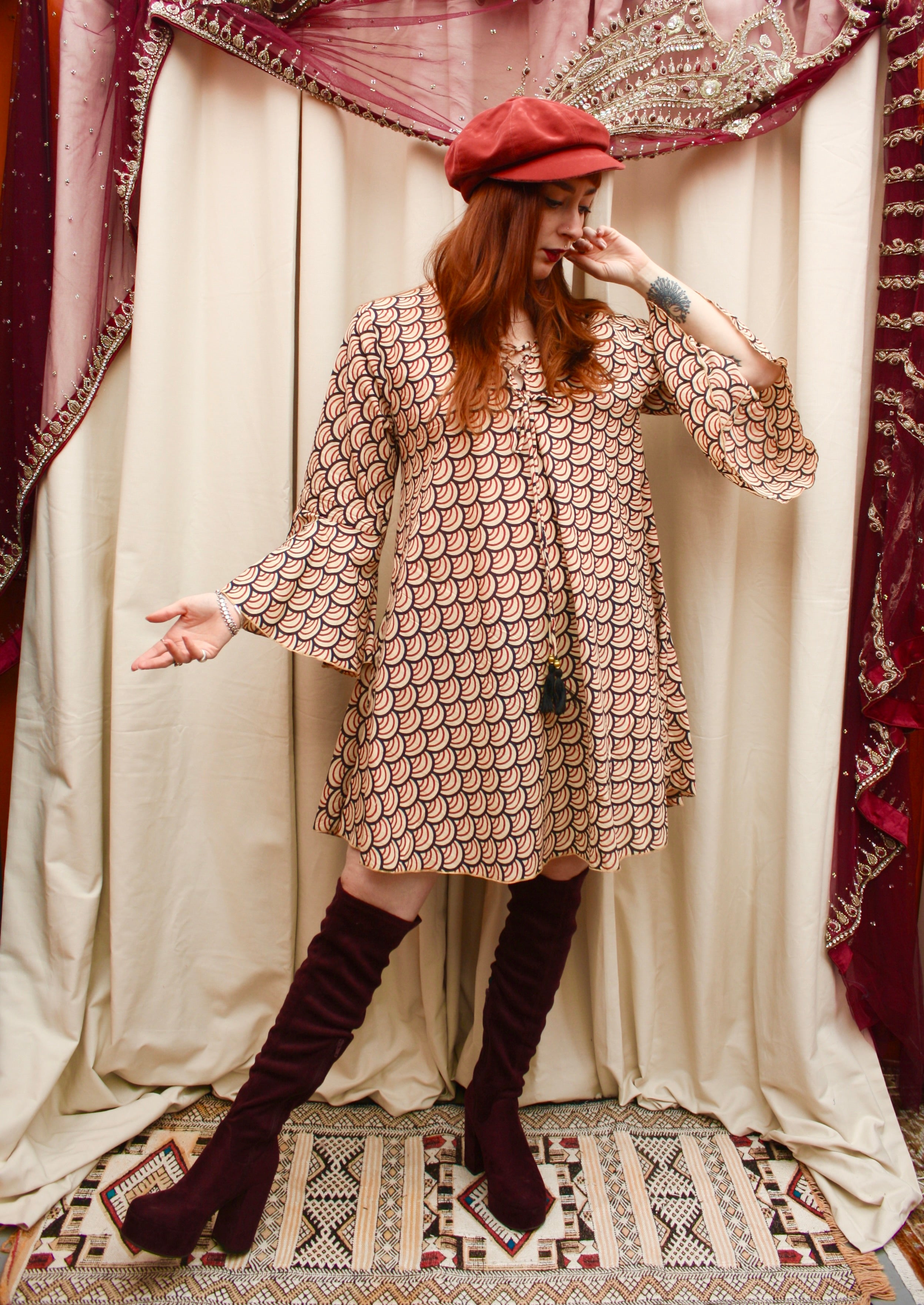 'Dusty' Cotton Mini Dress