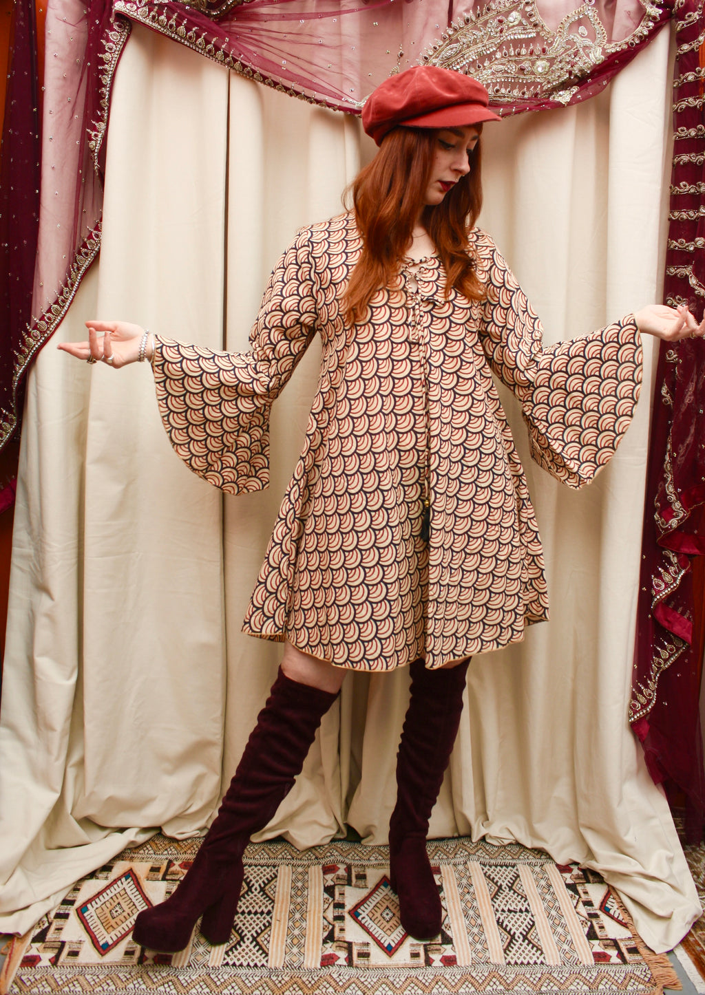 'Dusty' Cotton Mini Dress