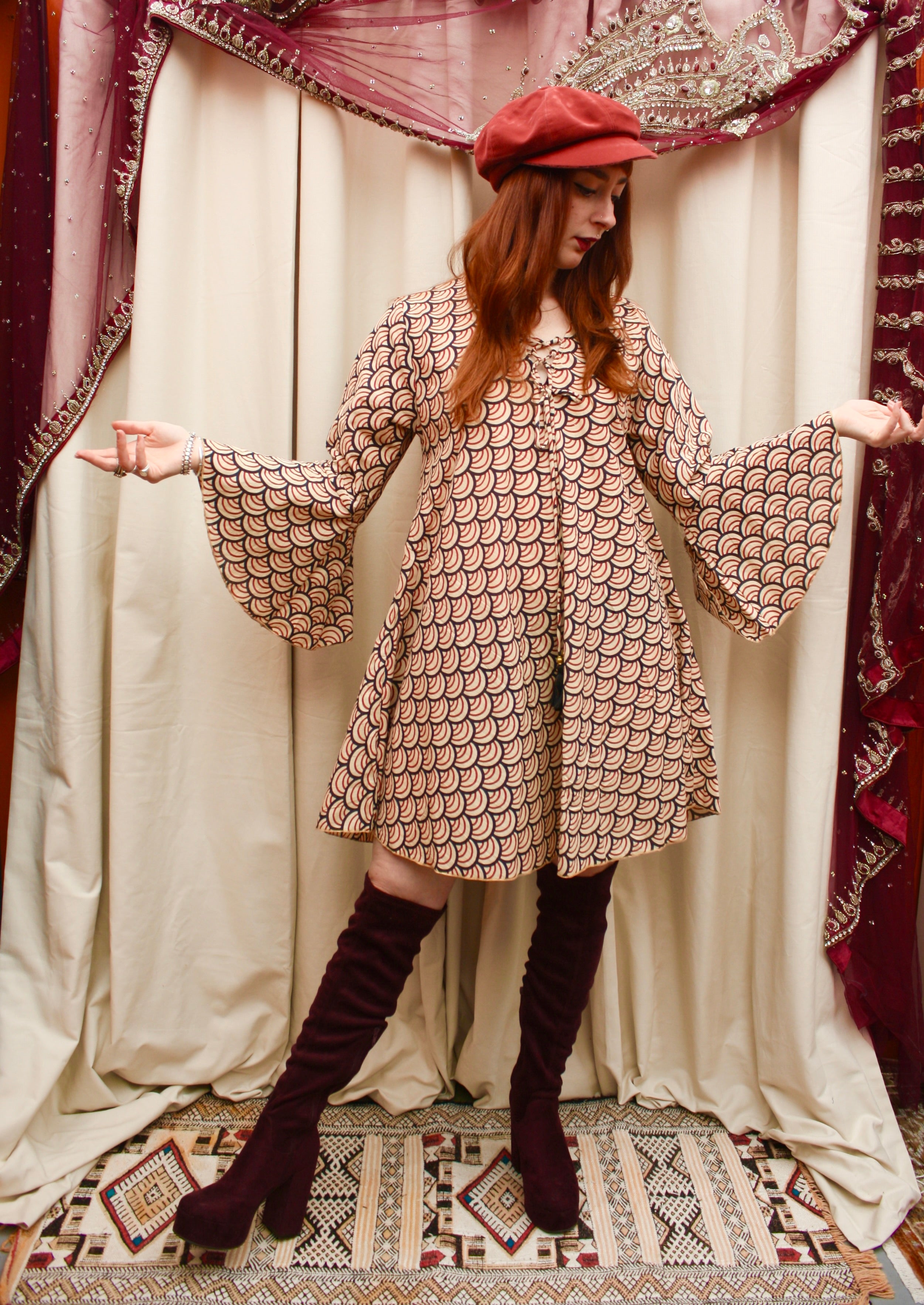 'Dusty' Cotton Mini Dress