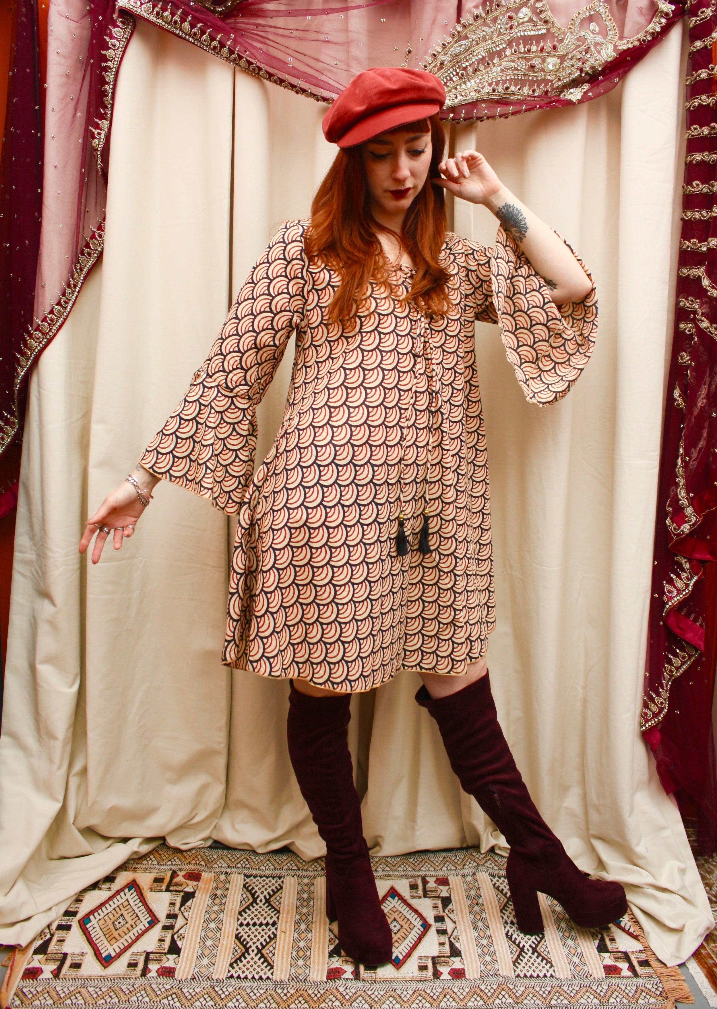 'Dusty' Cotton Mini Dress