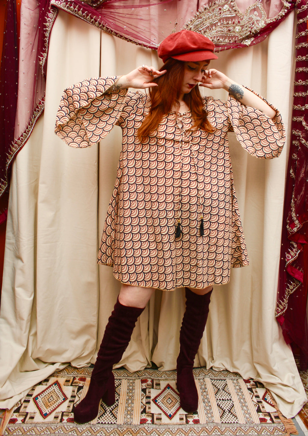 'Dusty' Cotton Mini Dress