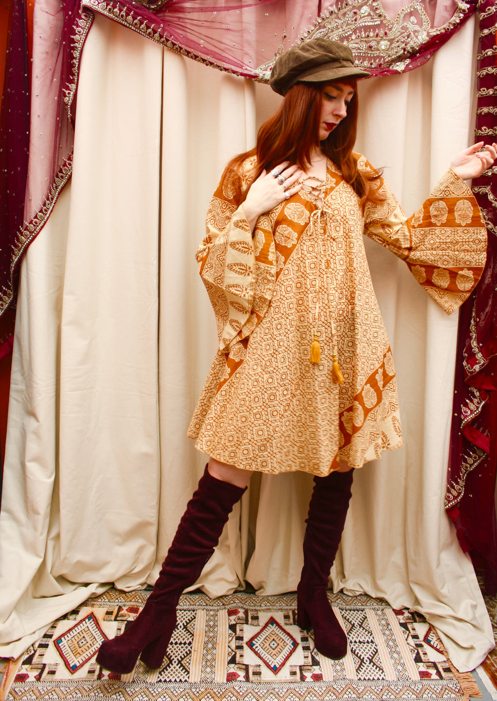 'Dusty' Cotton Mini Dress