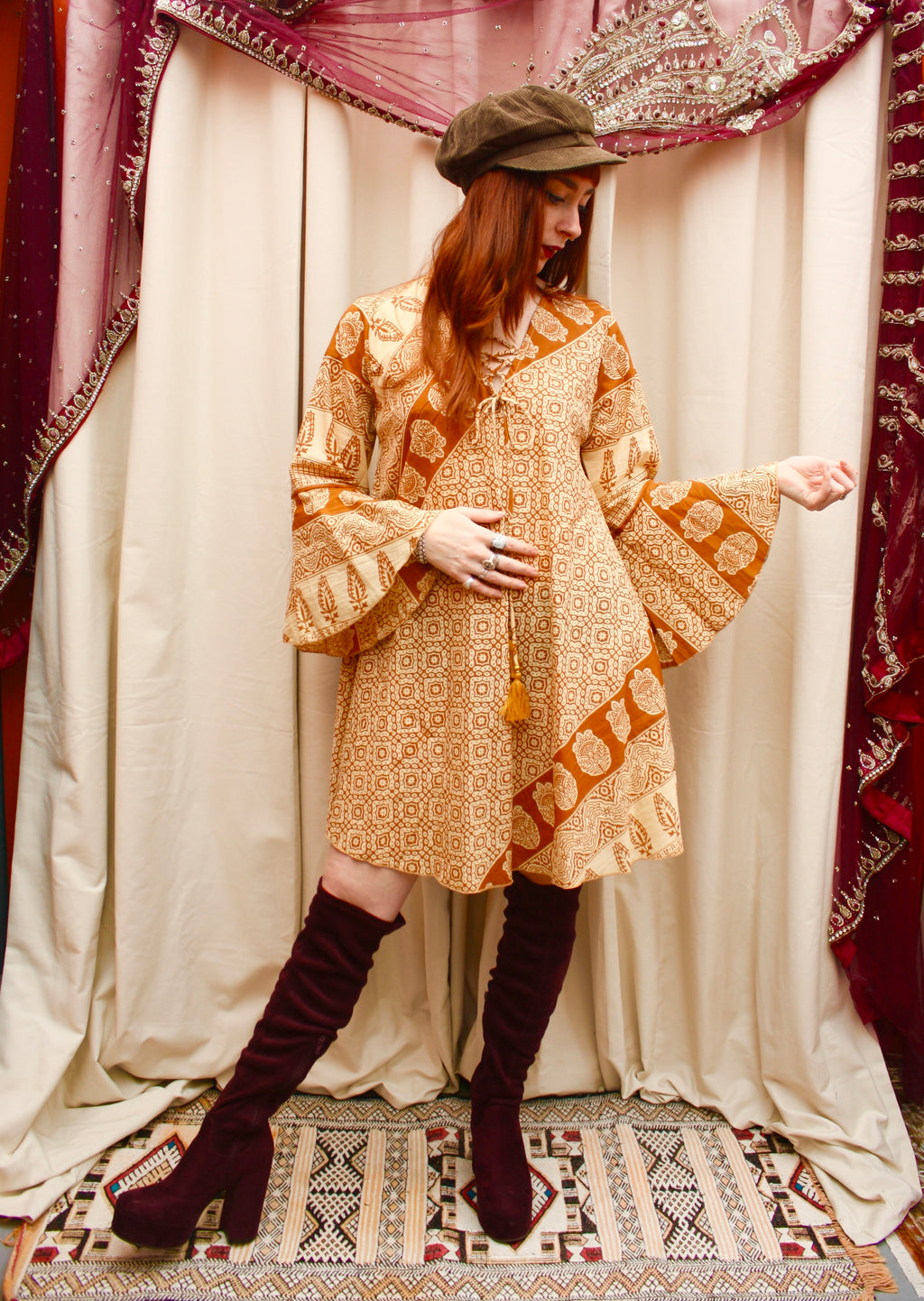 'Dusty' Cotton Mini Dress