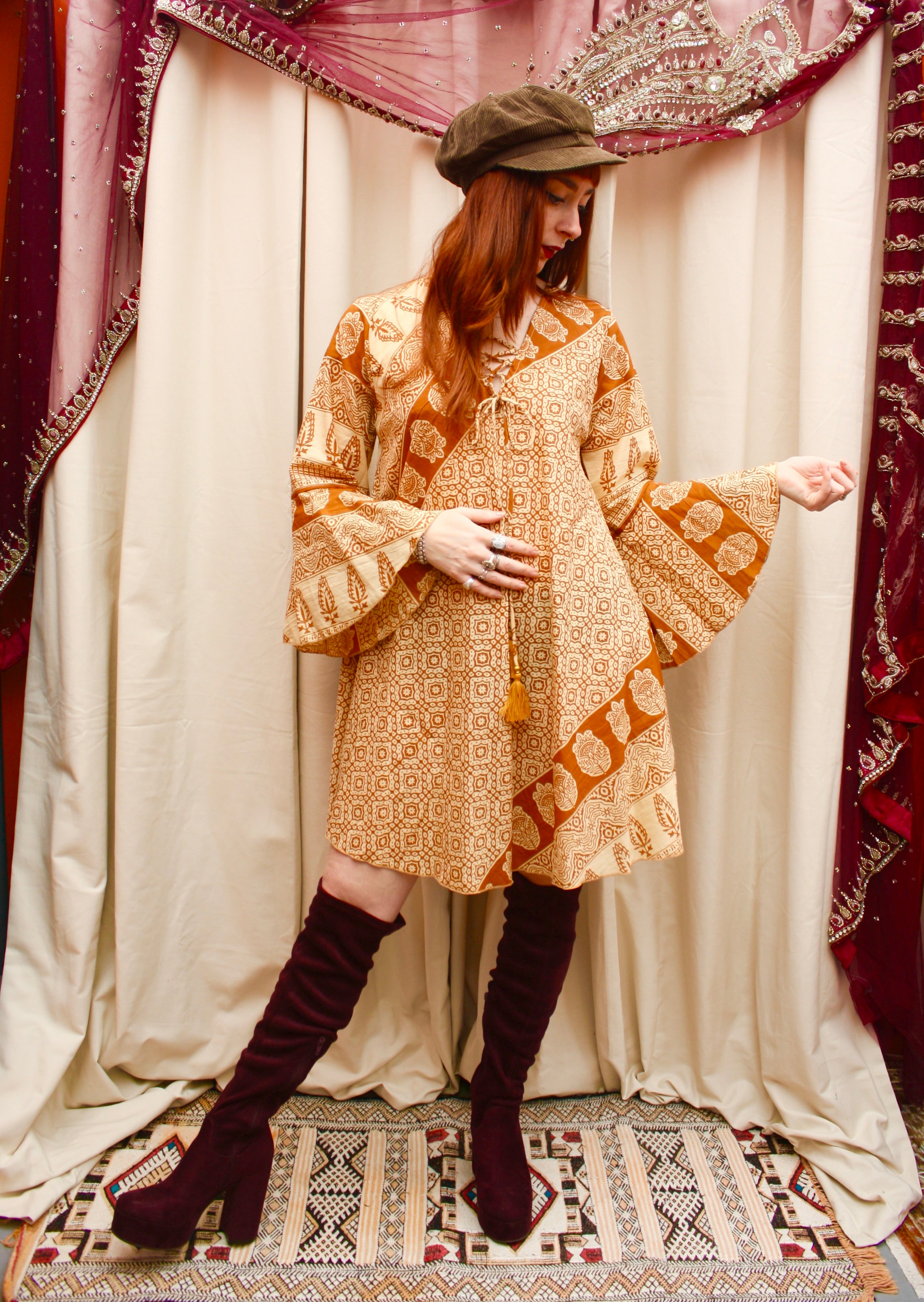 'Dusty' Cotton Mini Dress