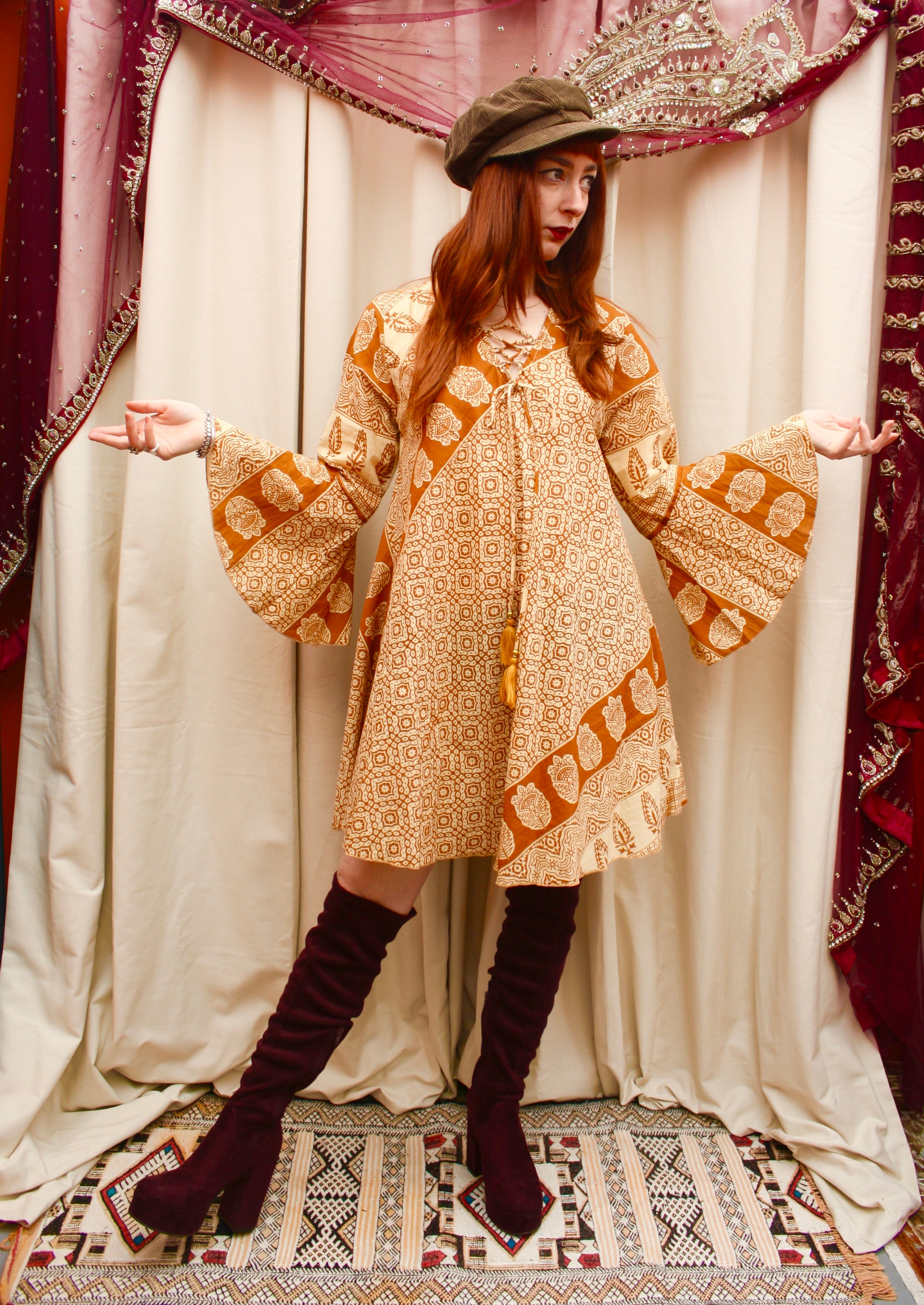 'Dusty' Cotton Mini Dress