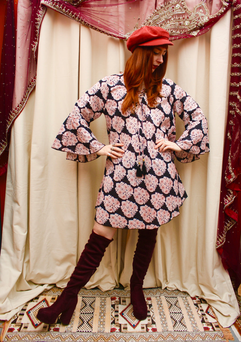 'Dusty' Cotton Mini Dress