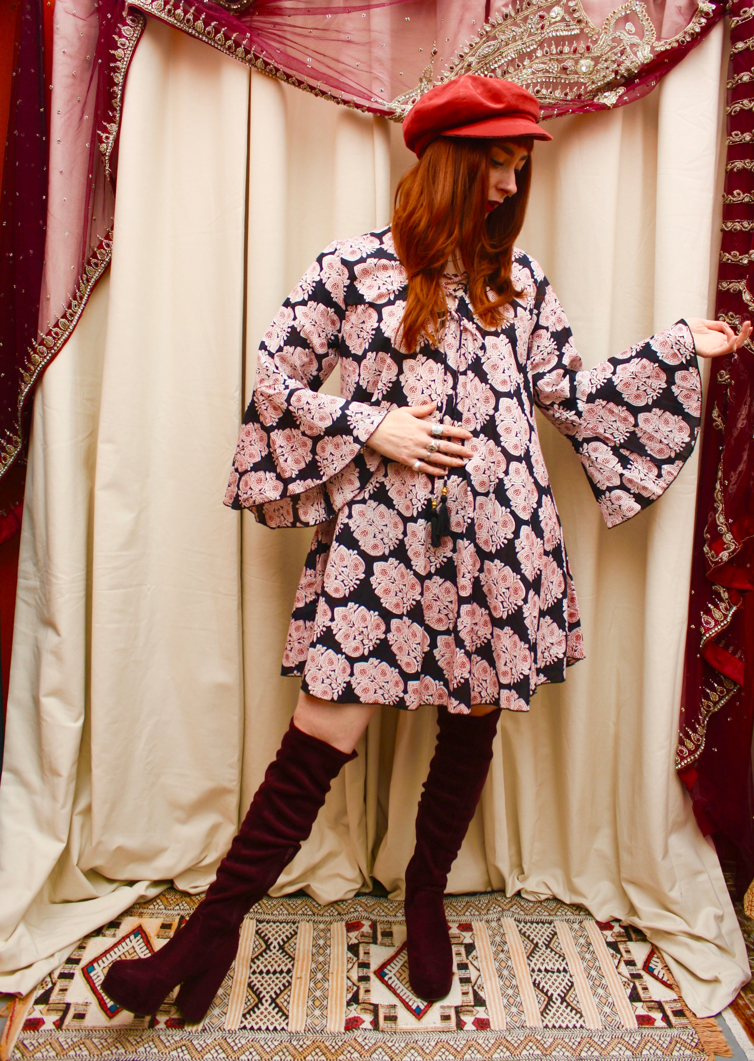 'Dusty' Cotton Mini Dress