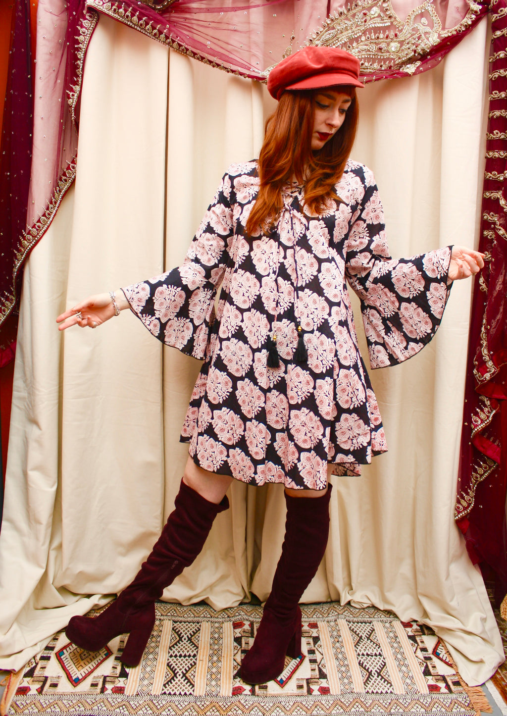 'Dusty' Cotton Mini Dress