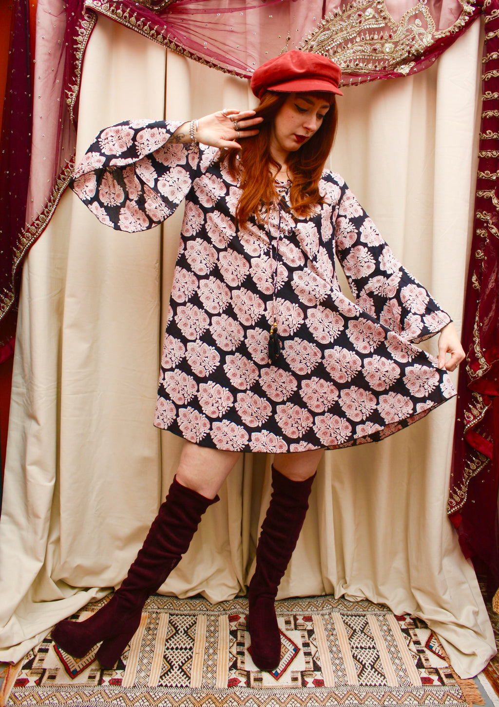 'Dusty' Cotton Mini Dress