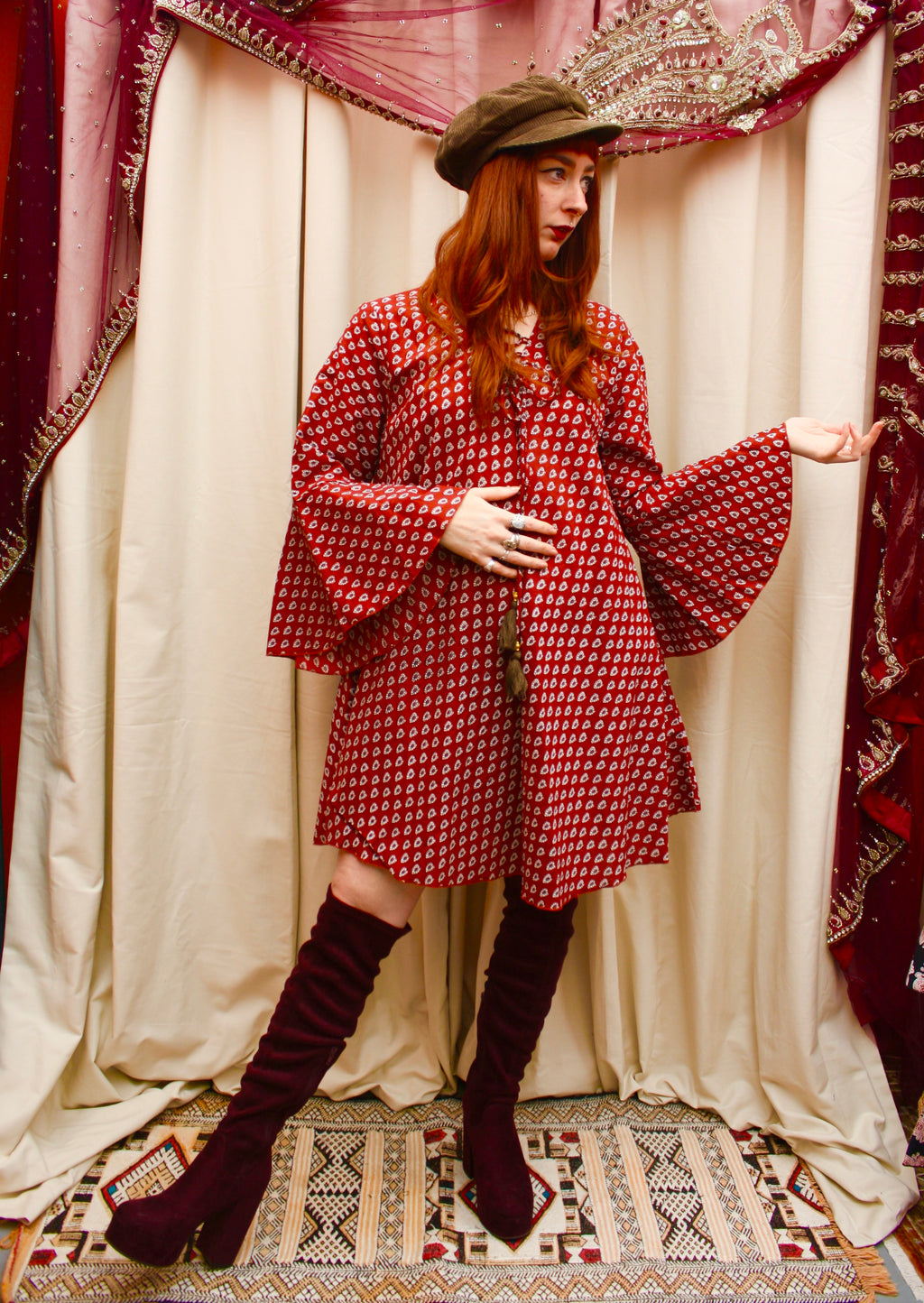 'Dusty' Cotton Mini Dress