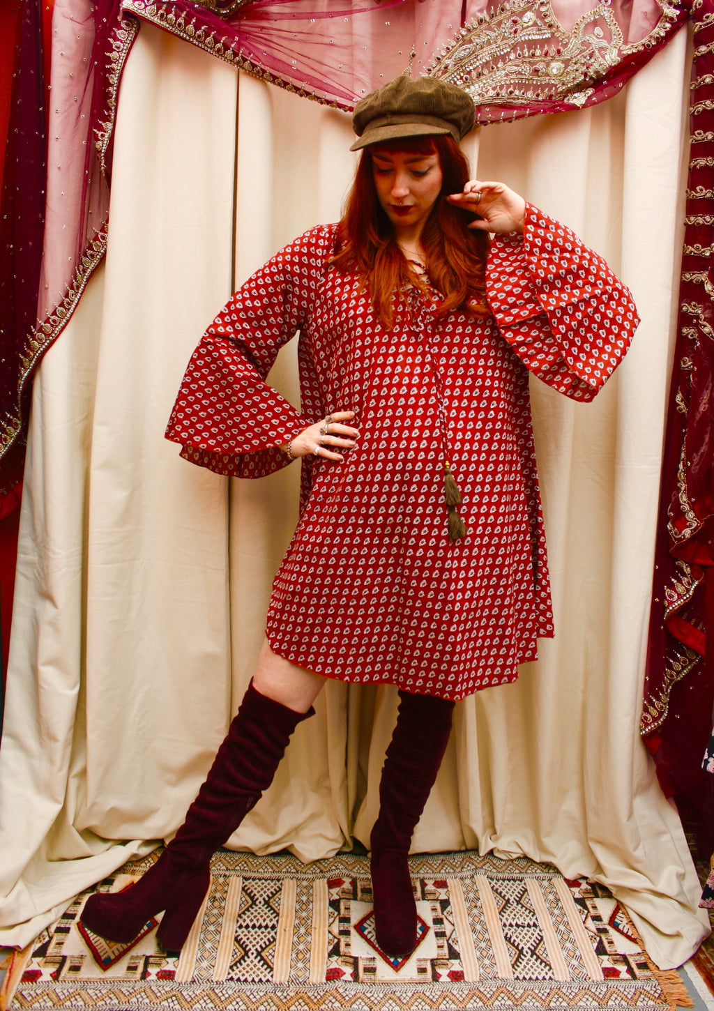 'Dusty' Cotton Mini Dress