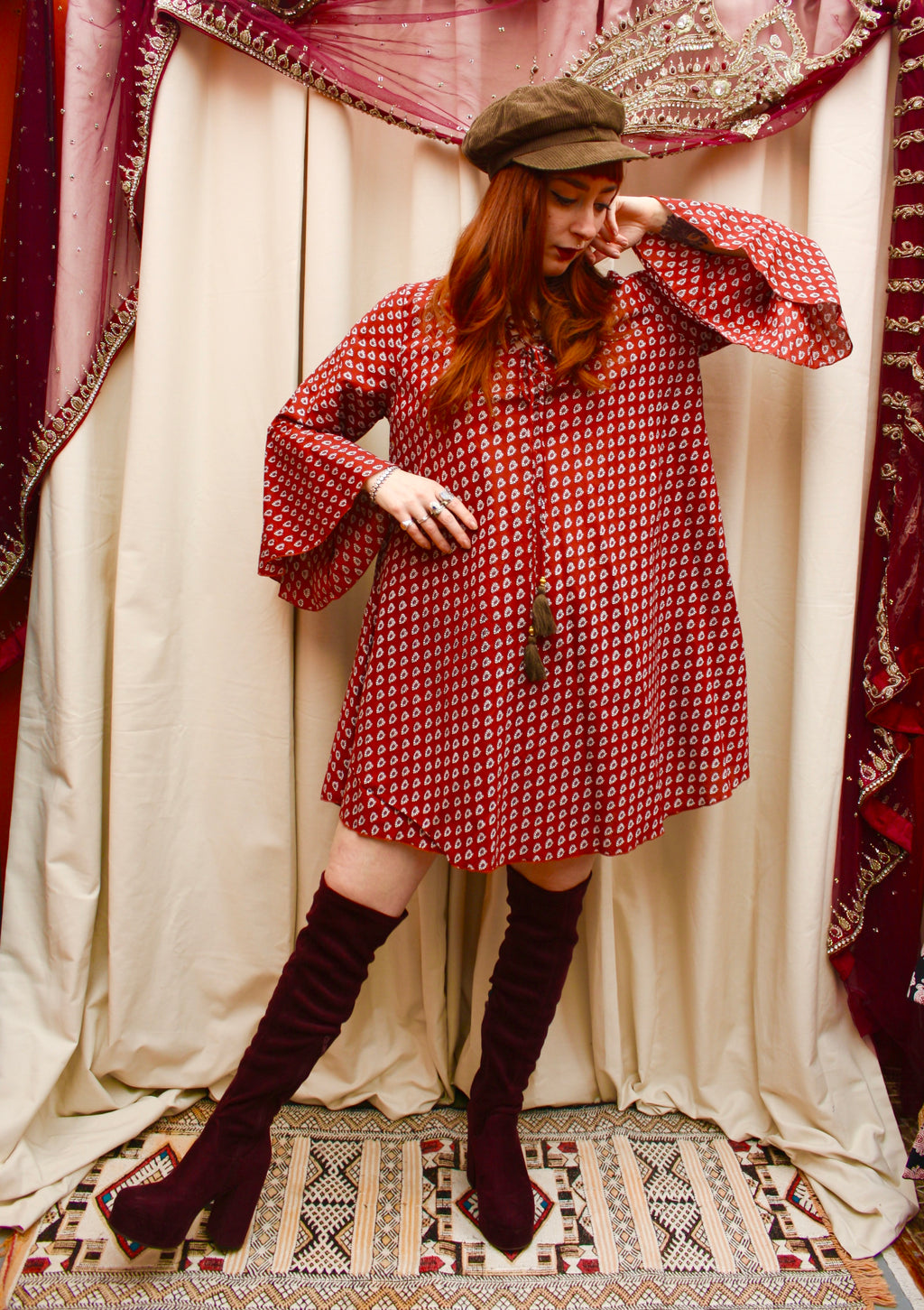 'Dusty' Cotton Mini Dress