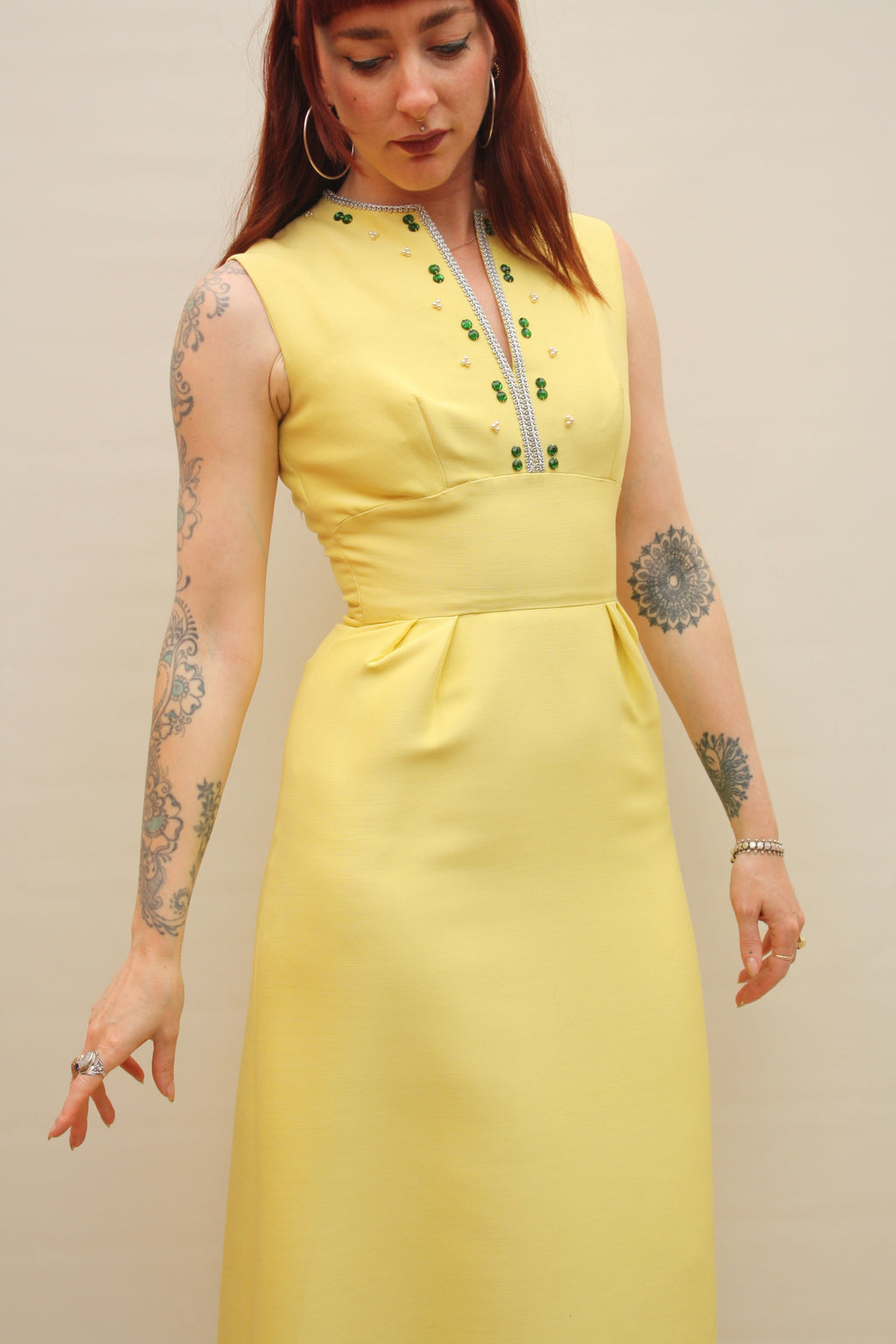 Vintage 60s Structured Dress