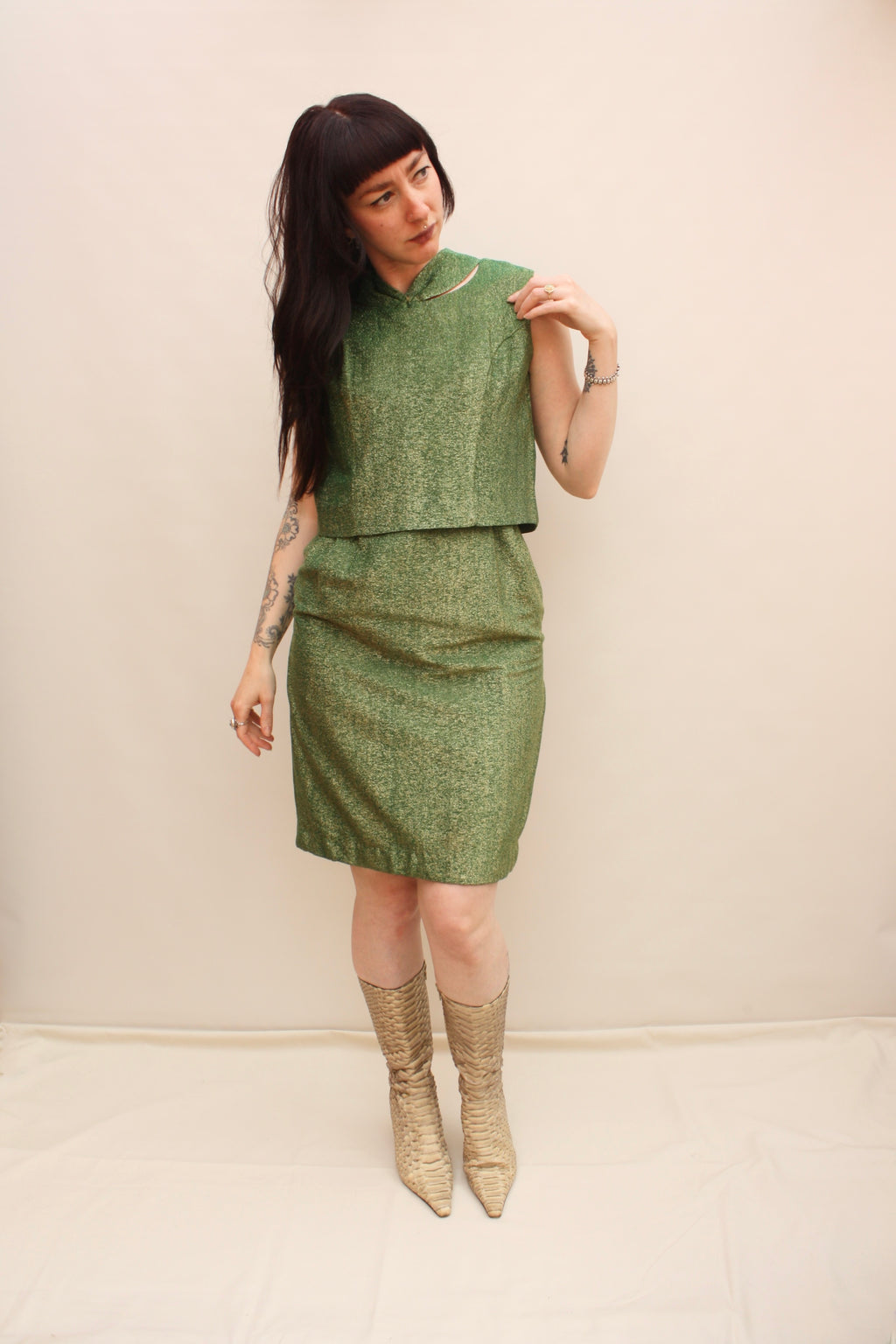 Vintage 60s Glitter Dress