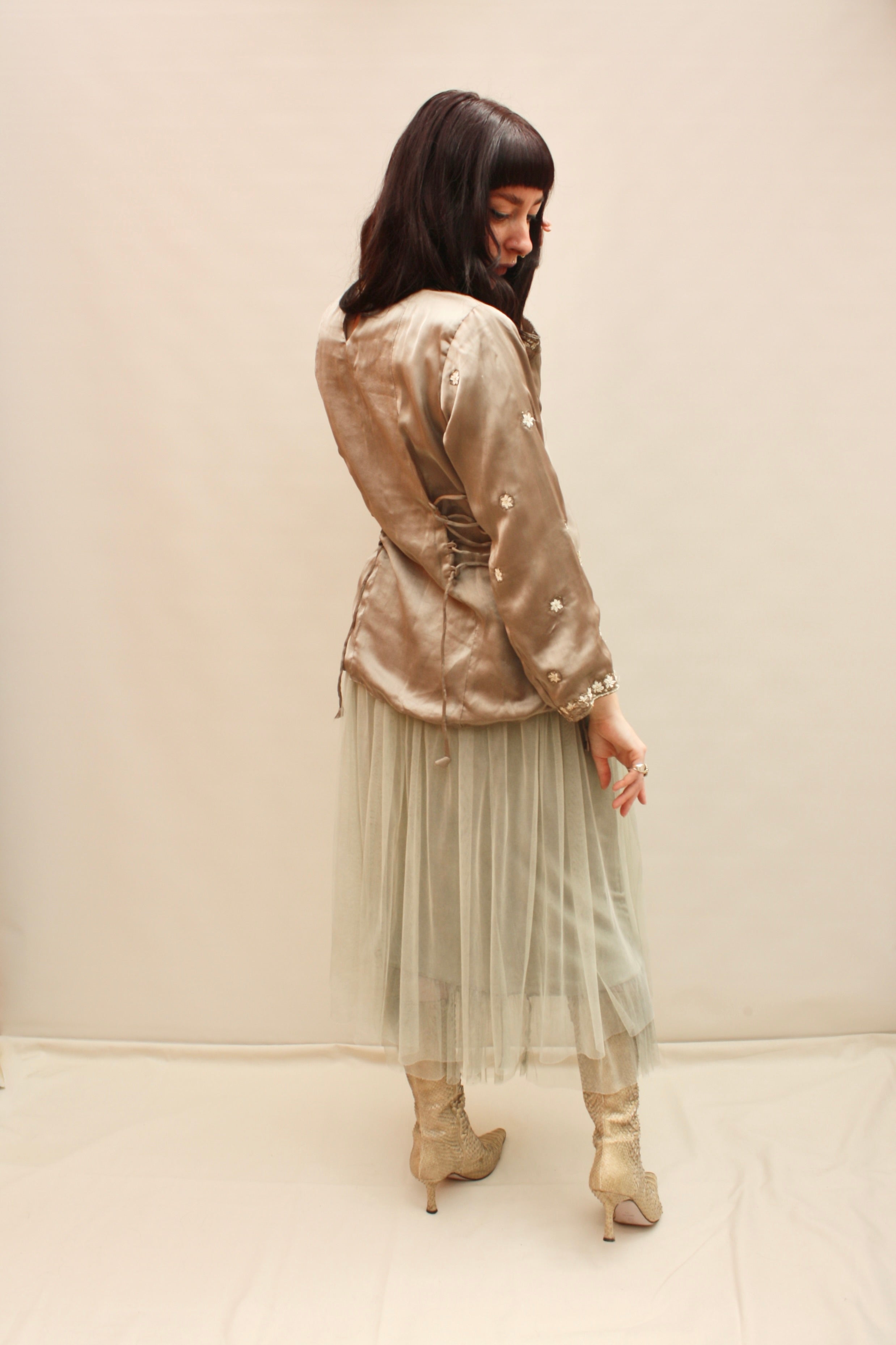 Vintage Indian Silk Blouse